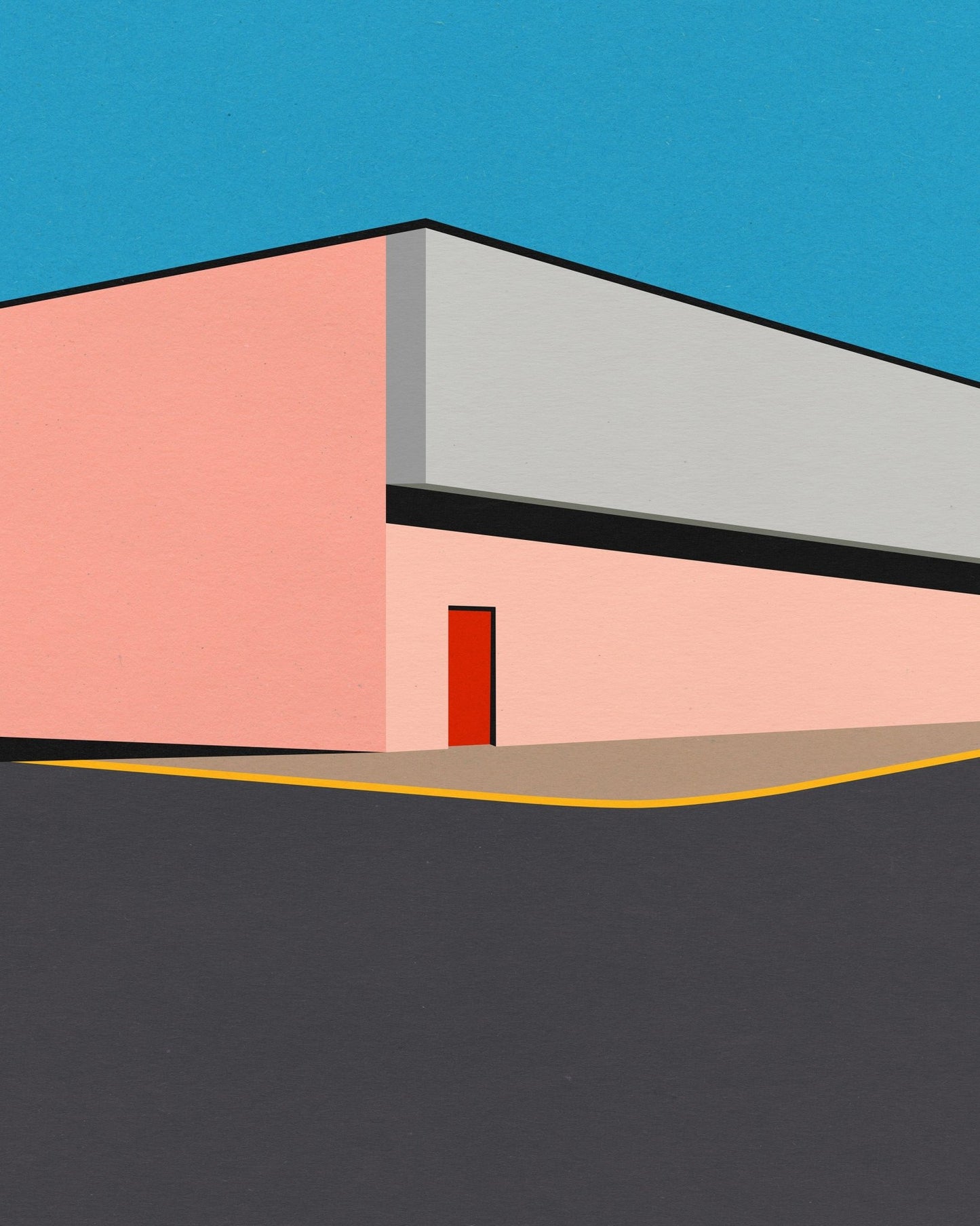Minimal Warehouse Scene