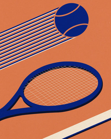 Retro Tennis Serve