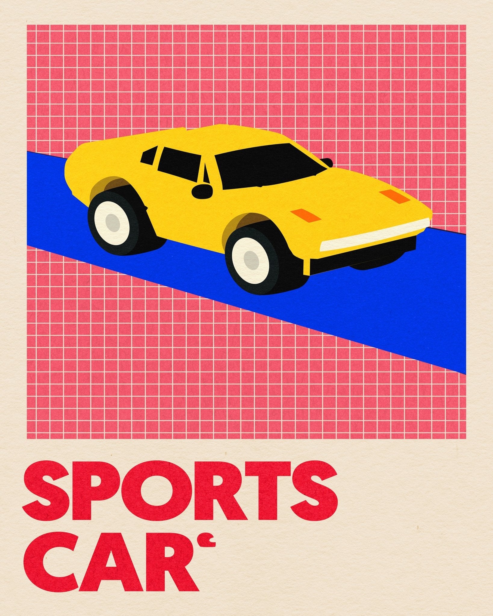 Retro Sports Car