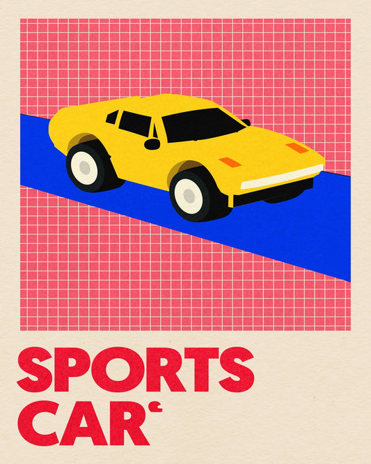 Retro Sports Car