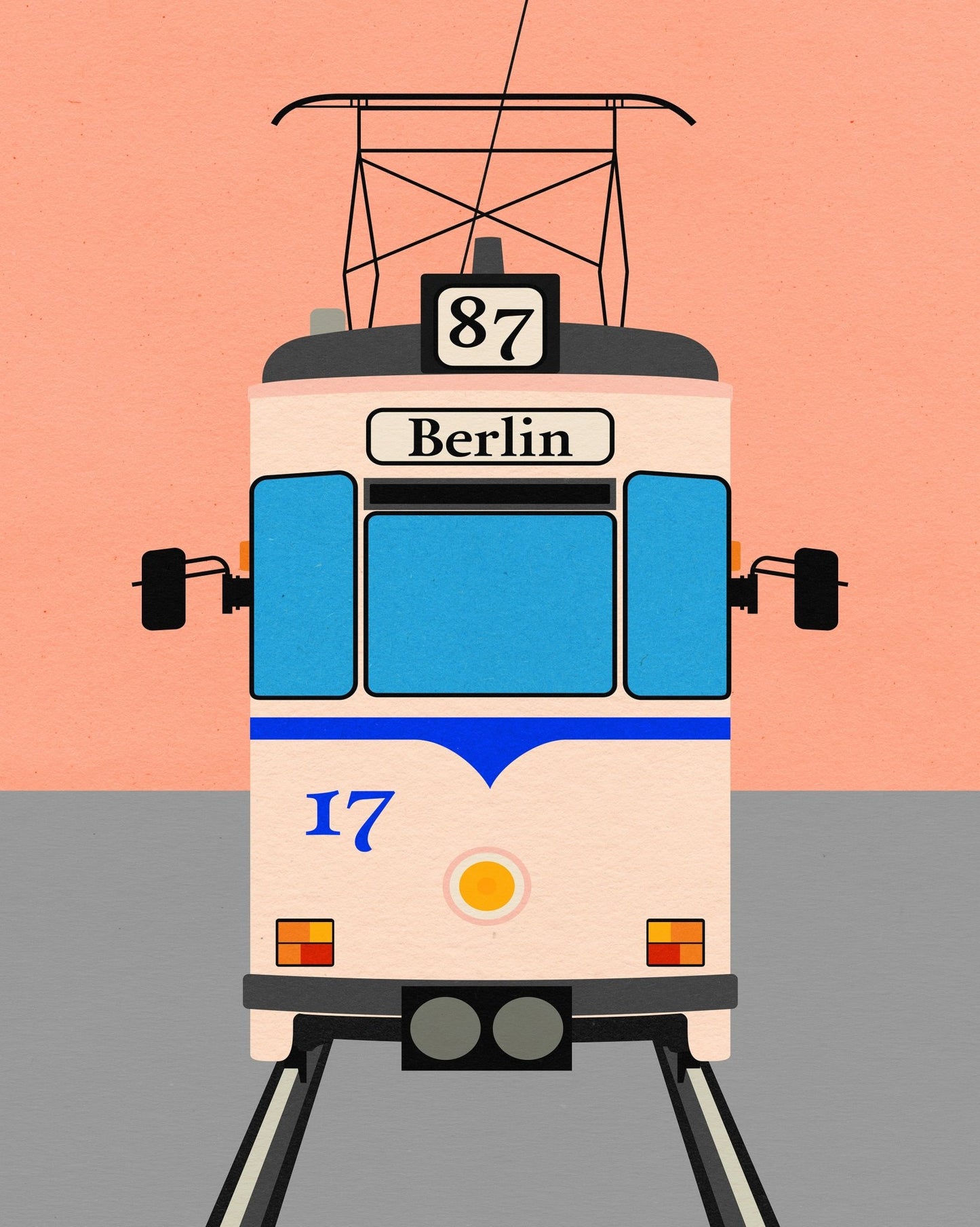 Berlin Tram Front