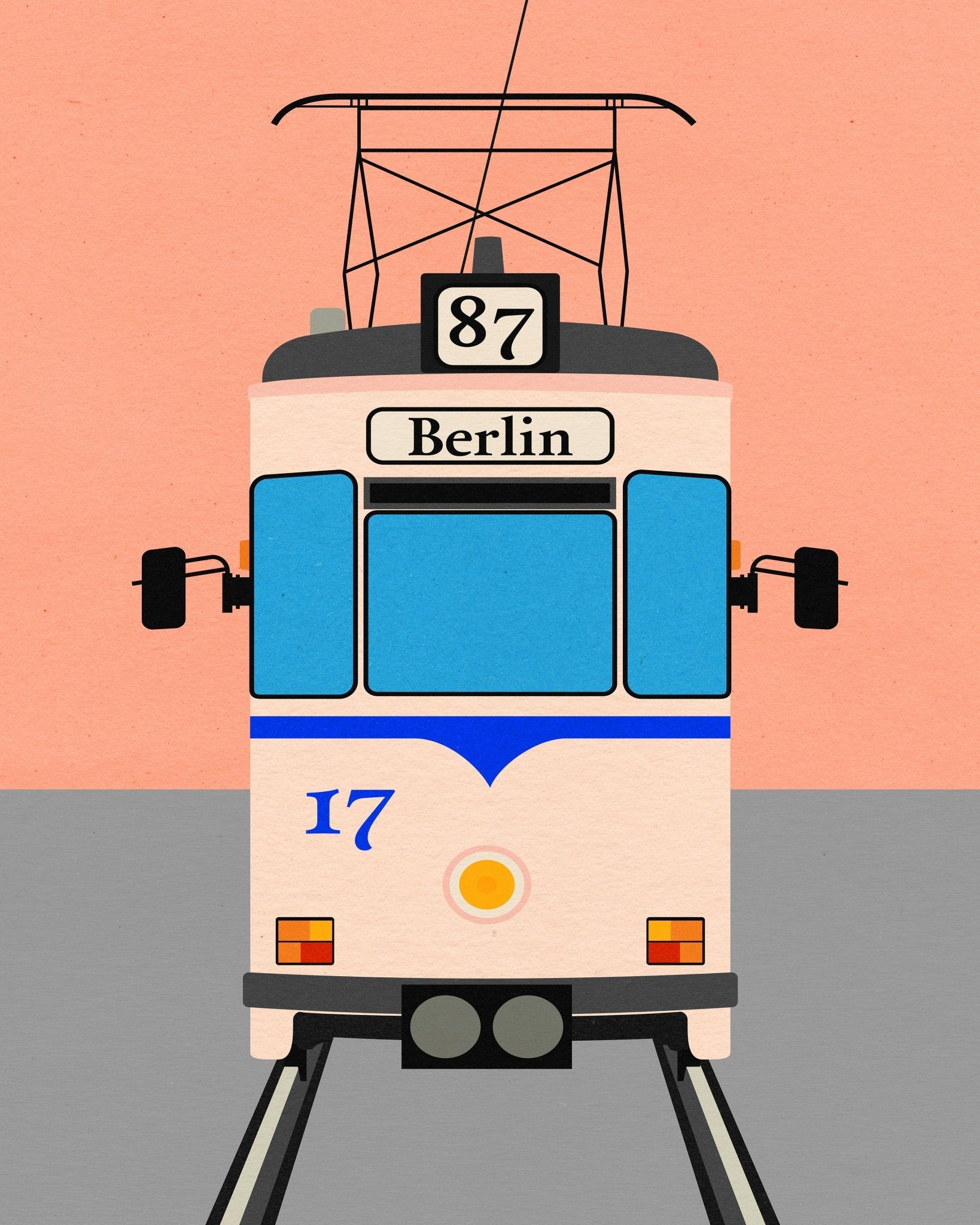 Berlin Tram Front
