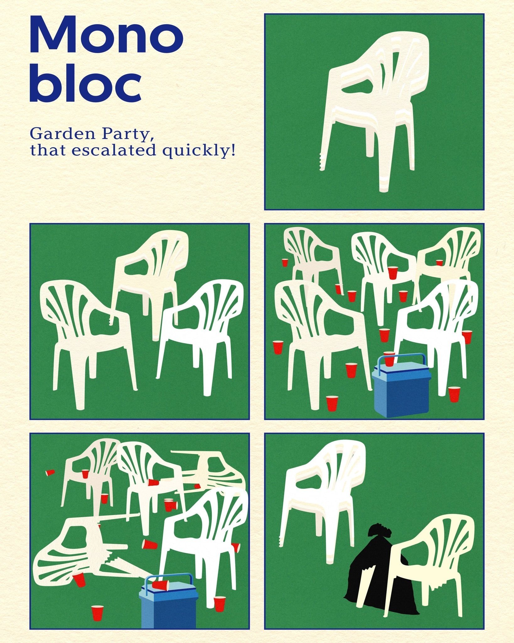 Monobloc Garden Party Poster