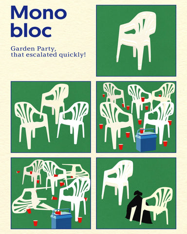 Monobloc Garden Party Poster