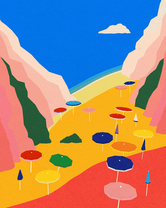 Liguria Beach Umbrellas