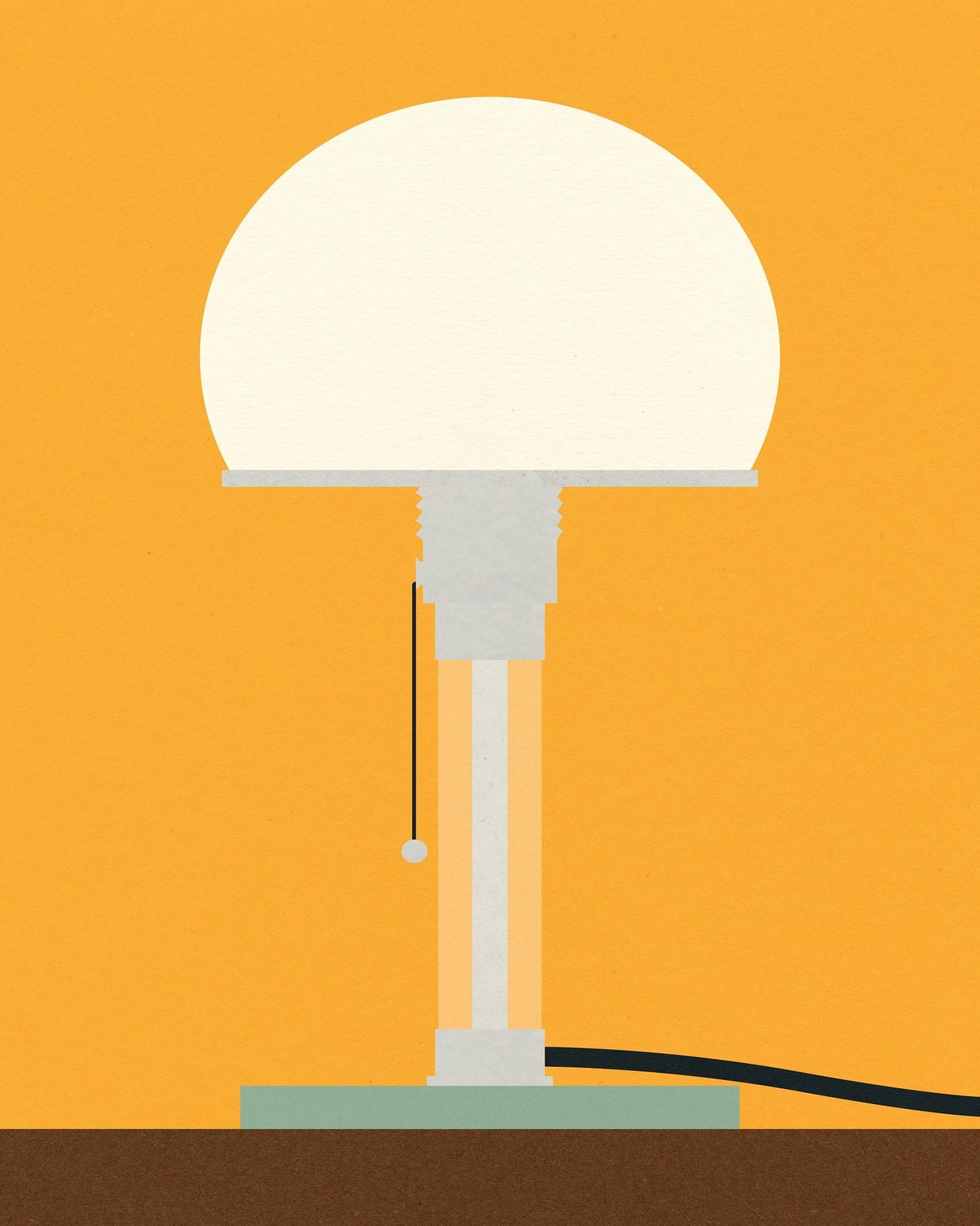 Modern Glass Table Lamp