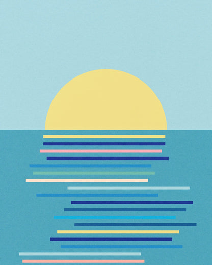 Minimal Sunrise Lines