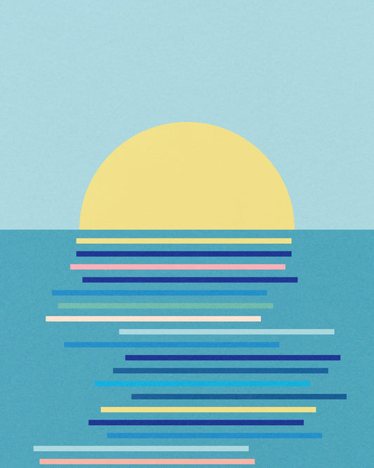 Minimal Sunrise Lines