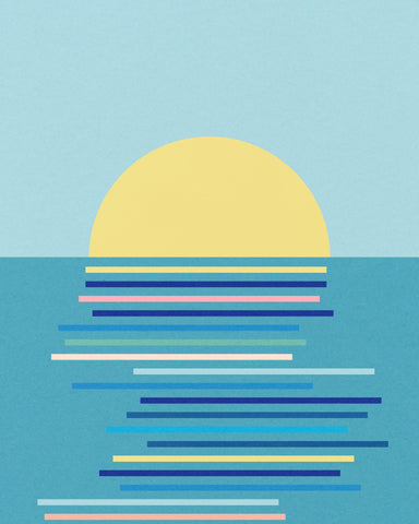 Minimal Sunrise Lines