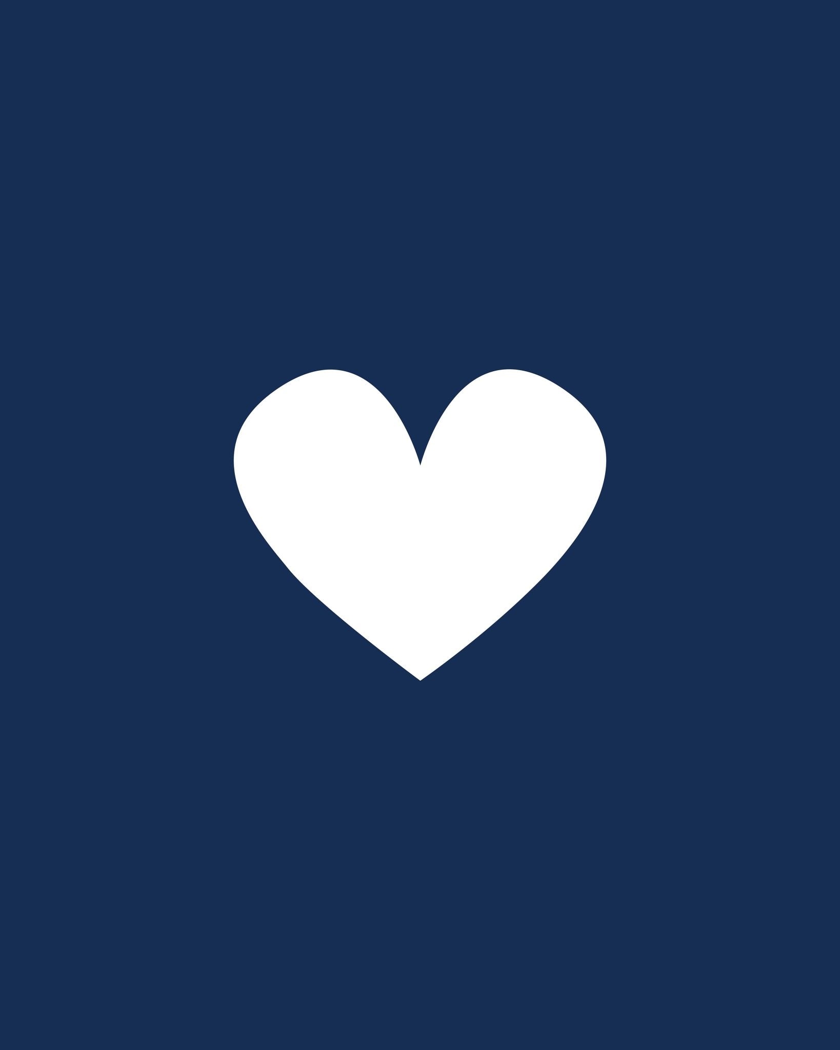Navy Heart