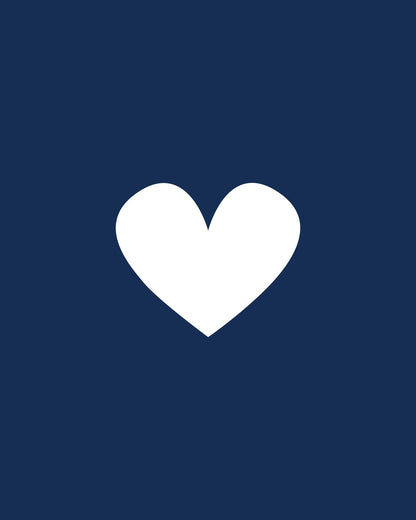 Navy Heart