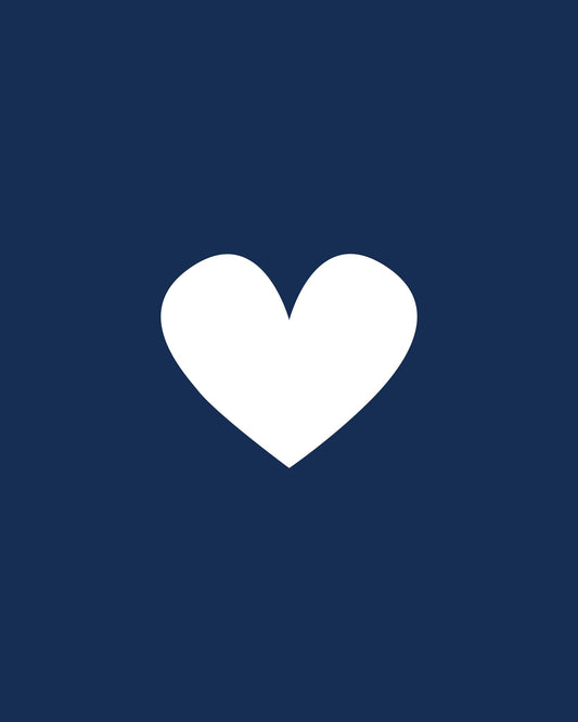 Navy Heart