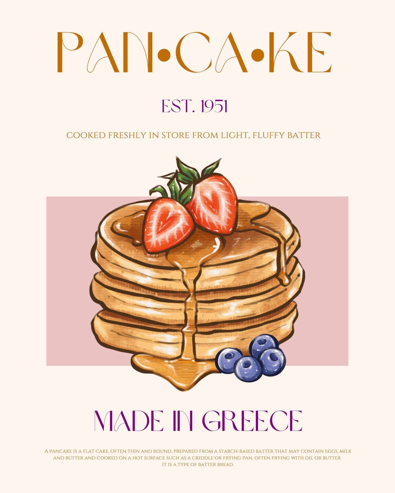Greek Pancake Stack