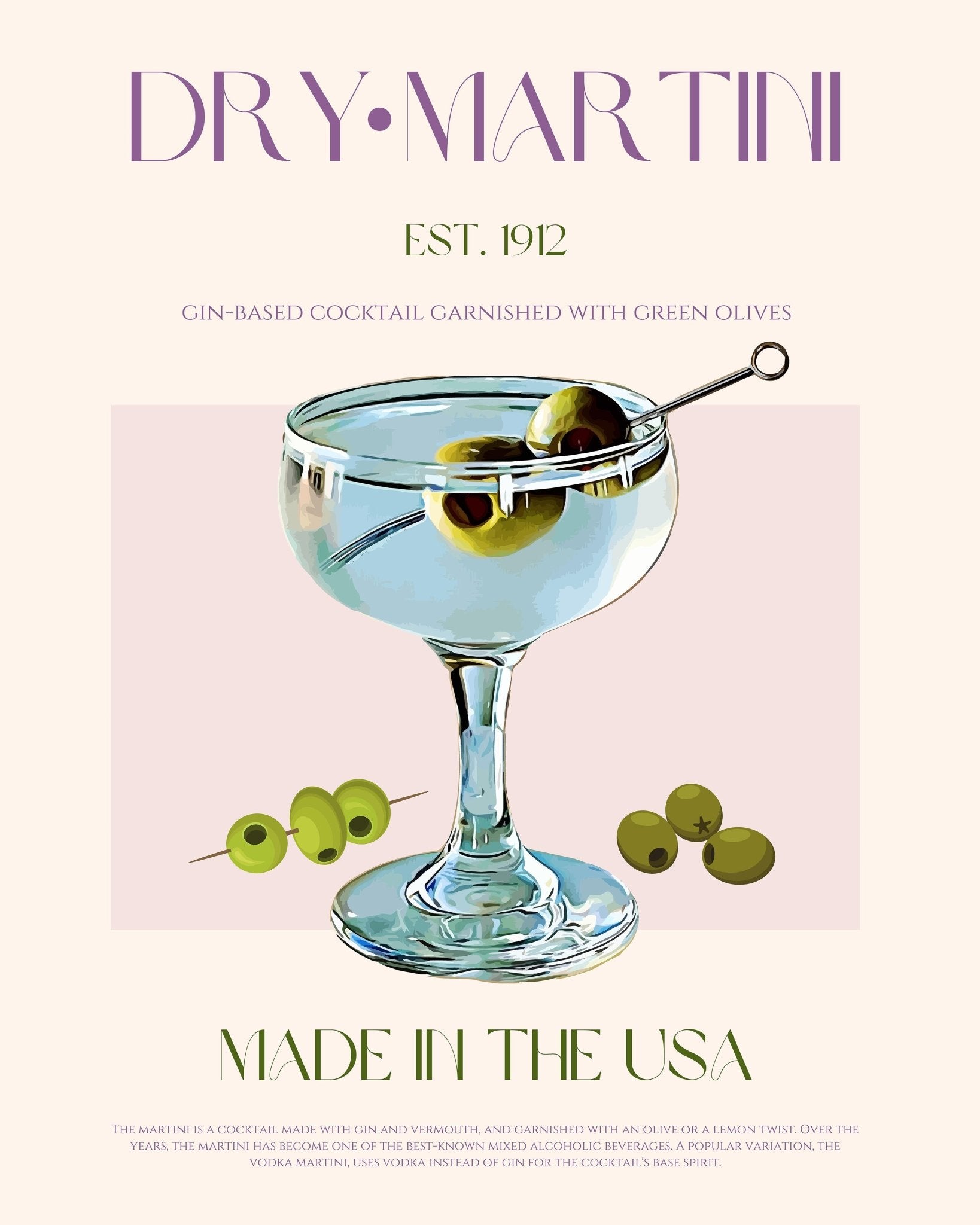 Classic Martini Glass No2