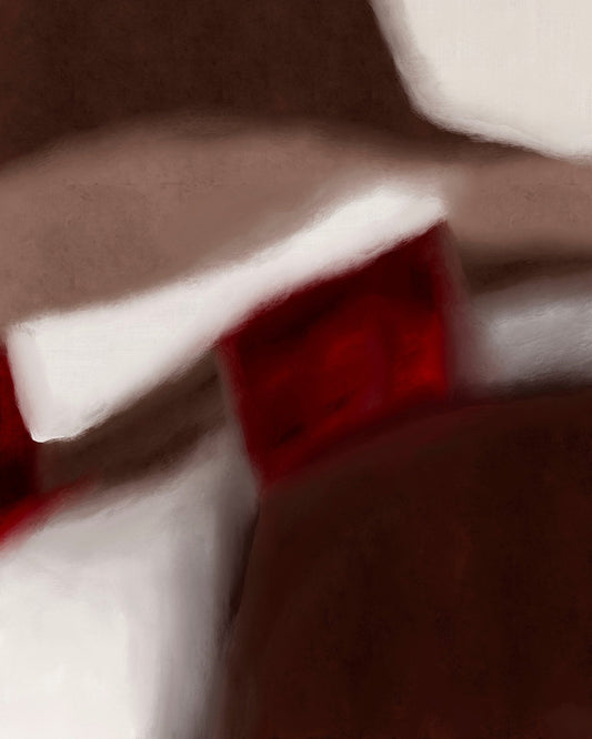 Abstract Red Passage