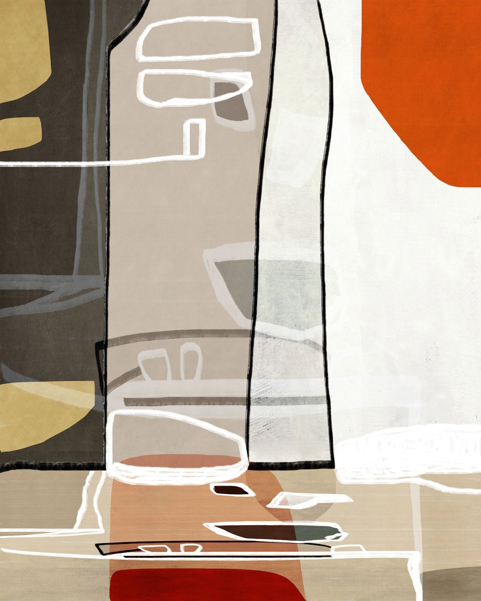 Abstract Calm Interior