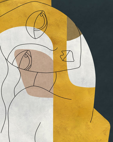 Abstract Face Lines No1