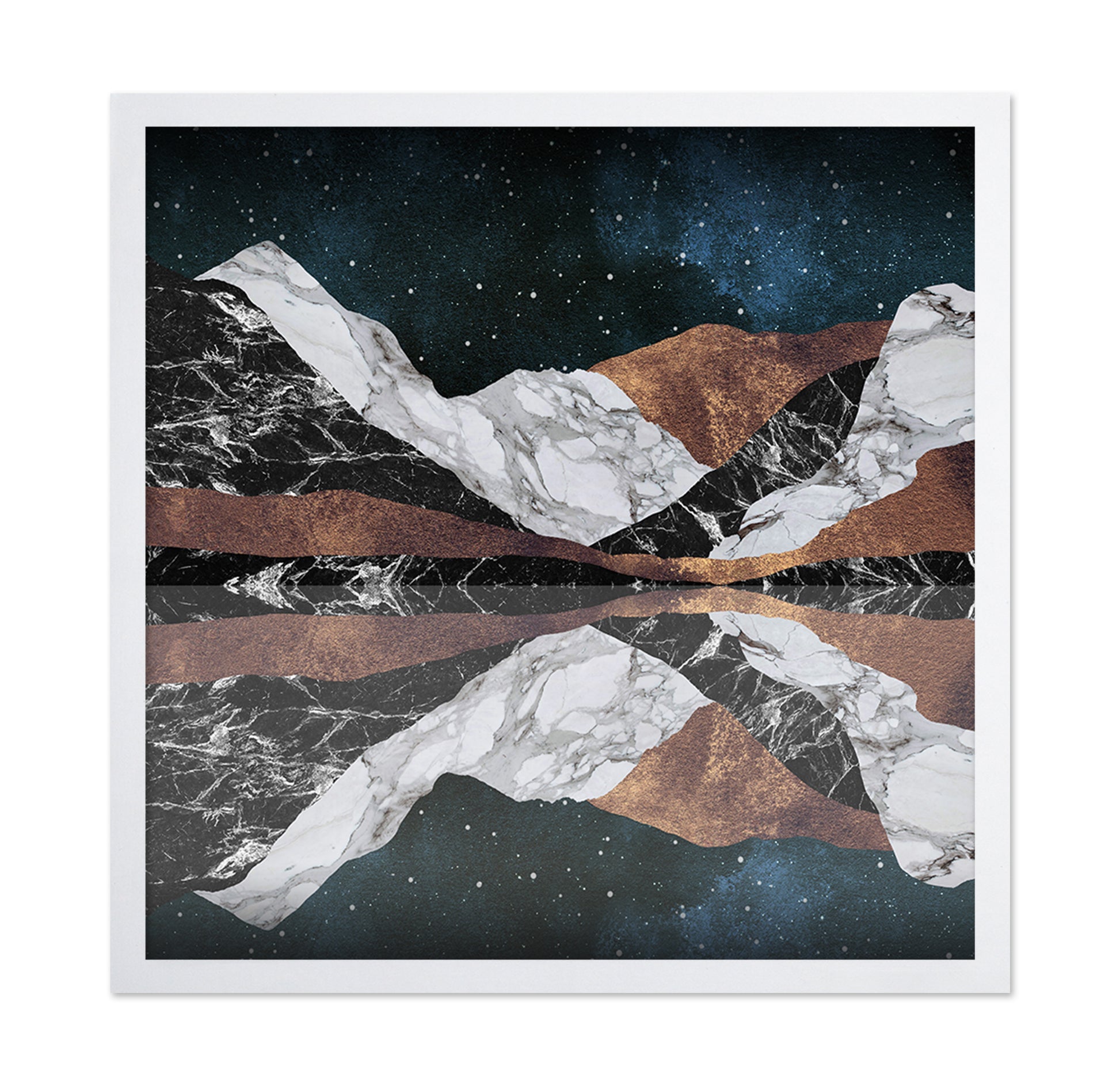 Marble Night Mountains