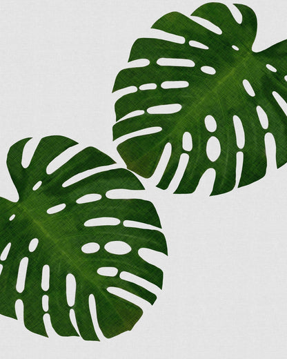 Monstera Leaf Pair