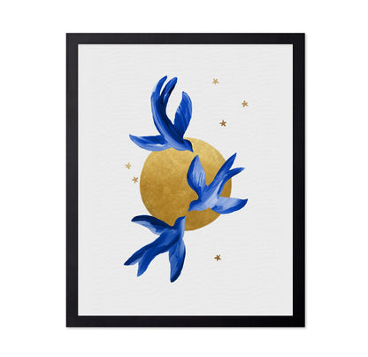 Blue Birds Moon