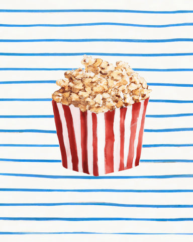 Striped Popcorn Cup