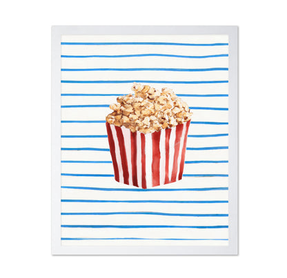 Striped Popcorn Cup