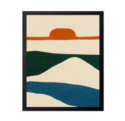 Abstract Sunset Hills