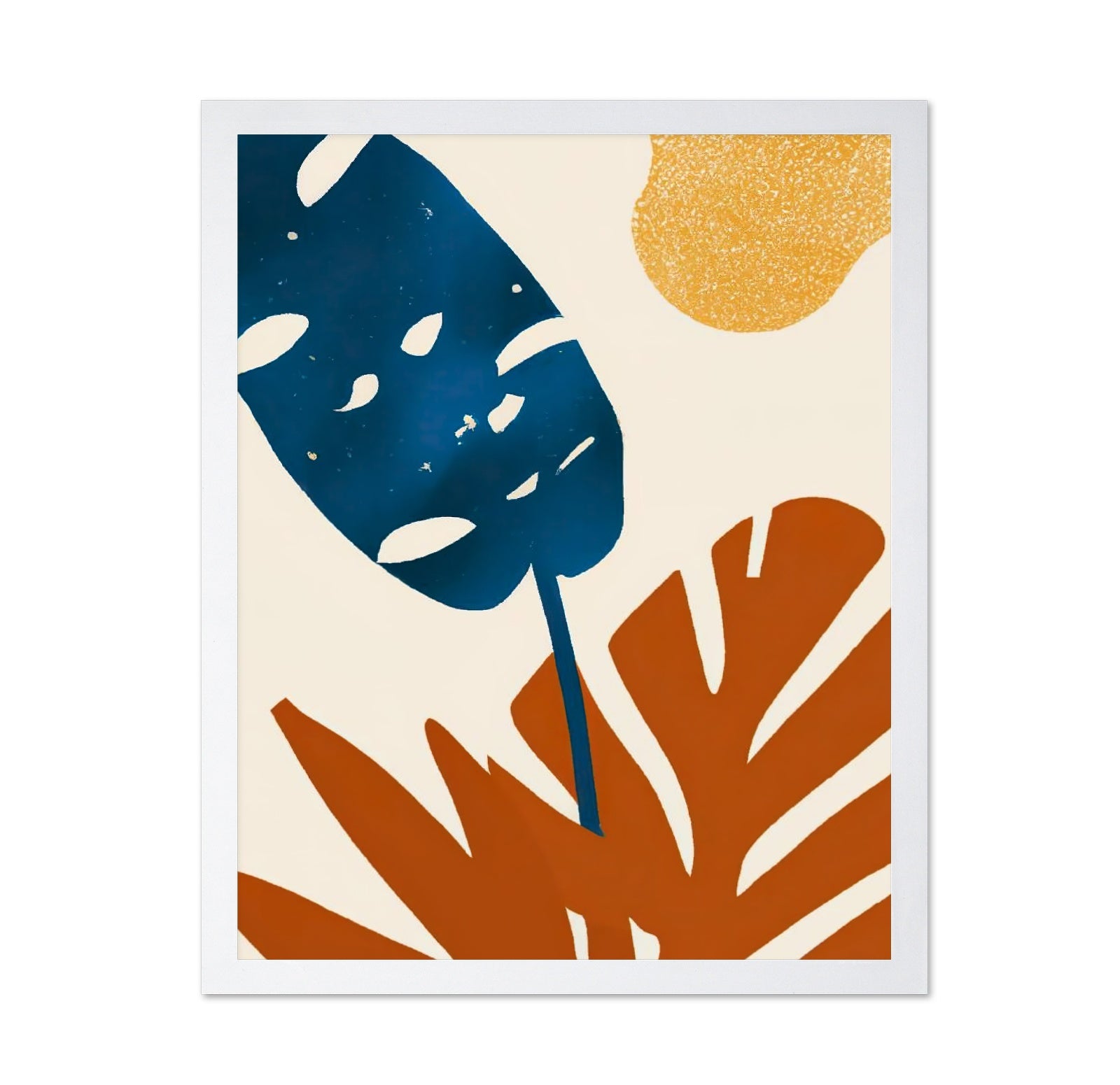 Tropical Cutout Leaves