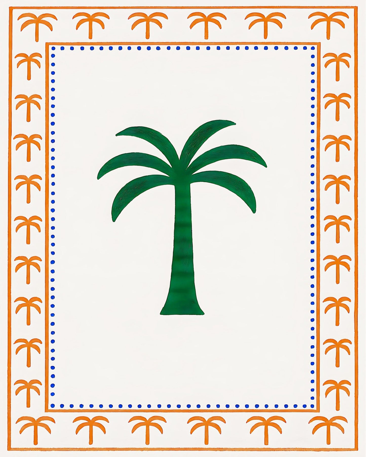 Palm Border Pattern