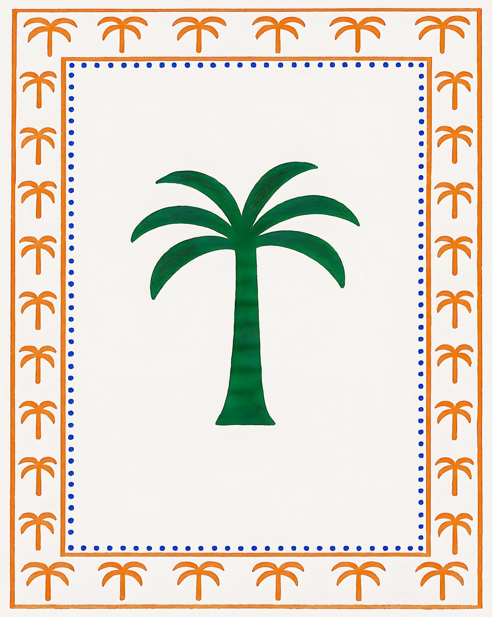 Palm Border Pattern