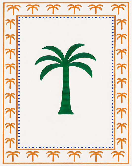 Palm Border Pattern