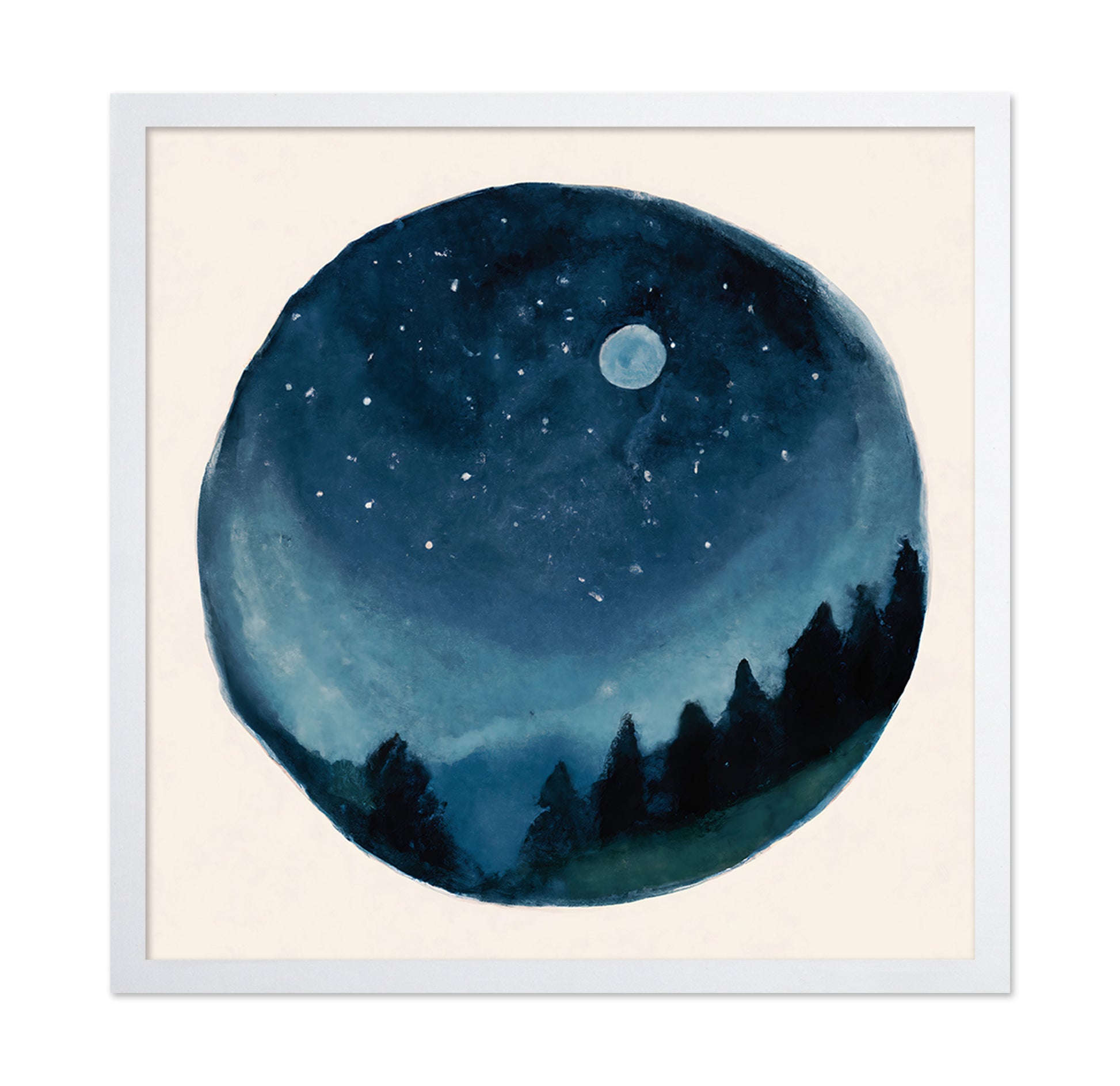 Moonlit Forest Circle