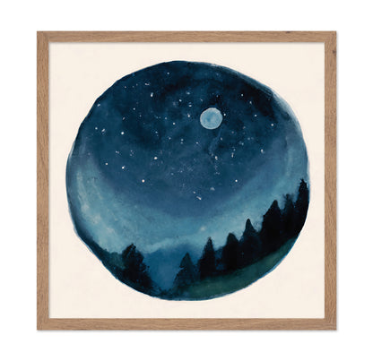 Moonlit Forest Circle