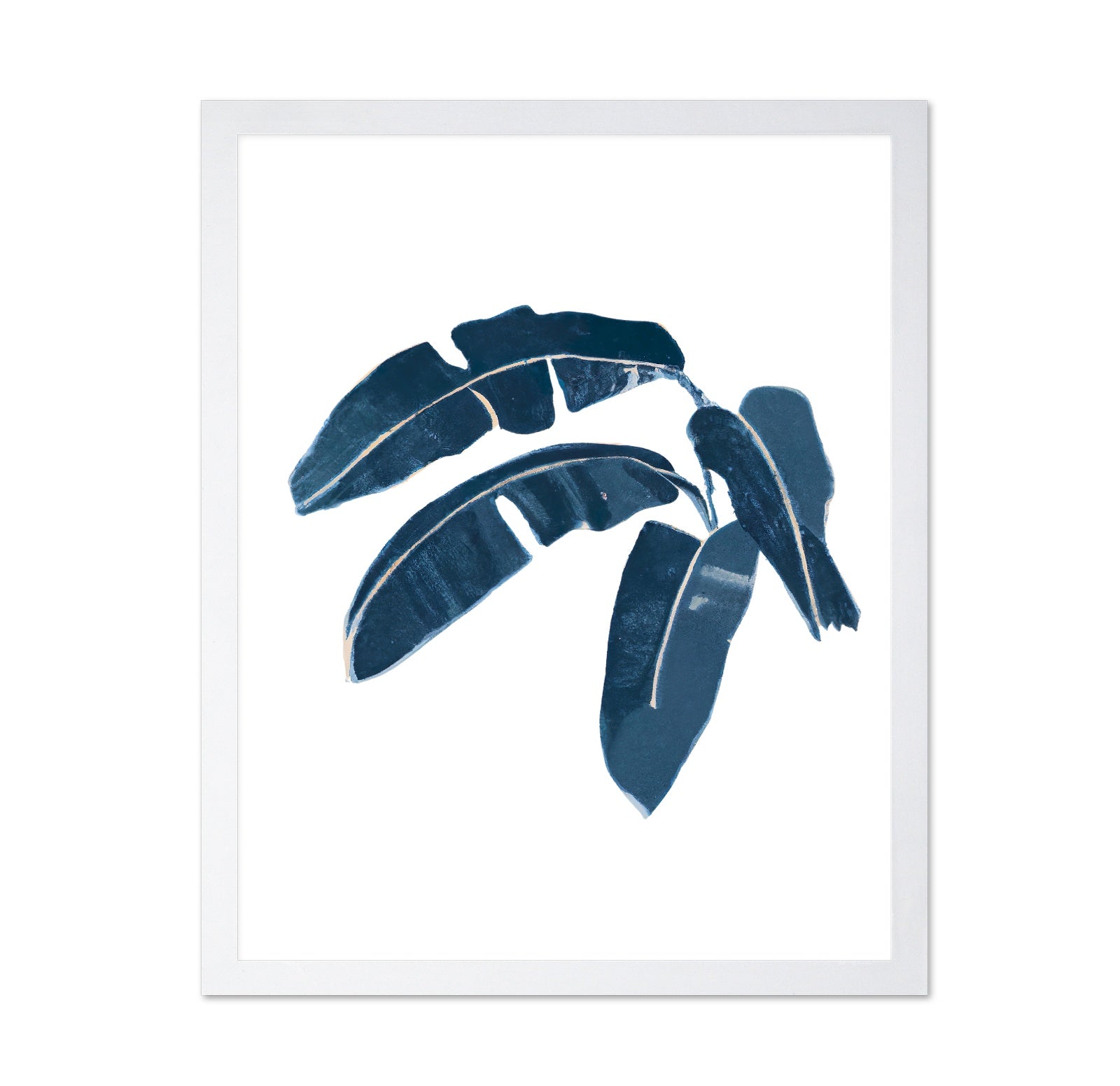 Indigo Palm Leaf