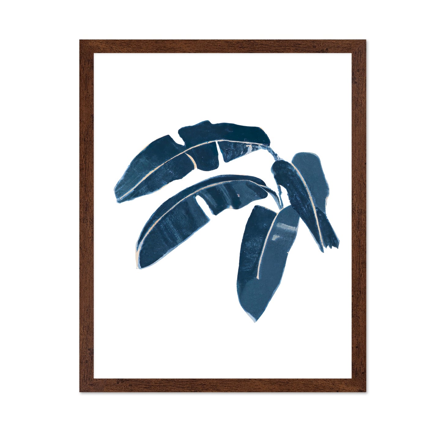 Indigo Palm Leaf