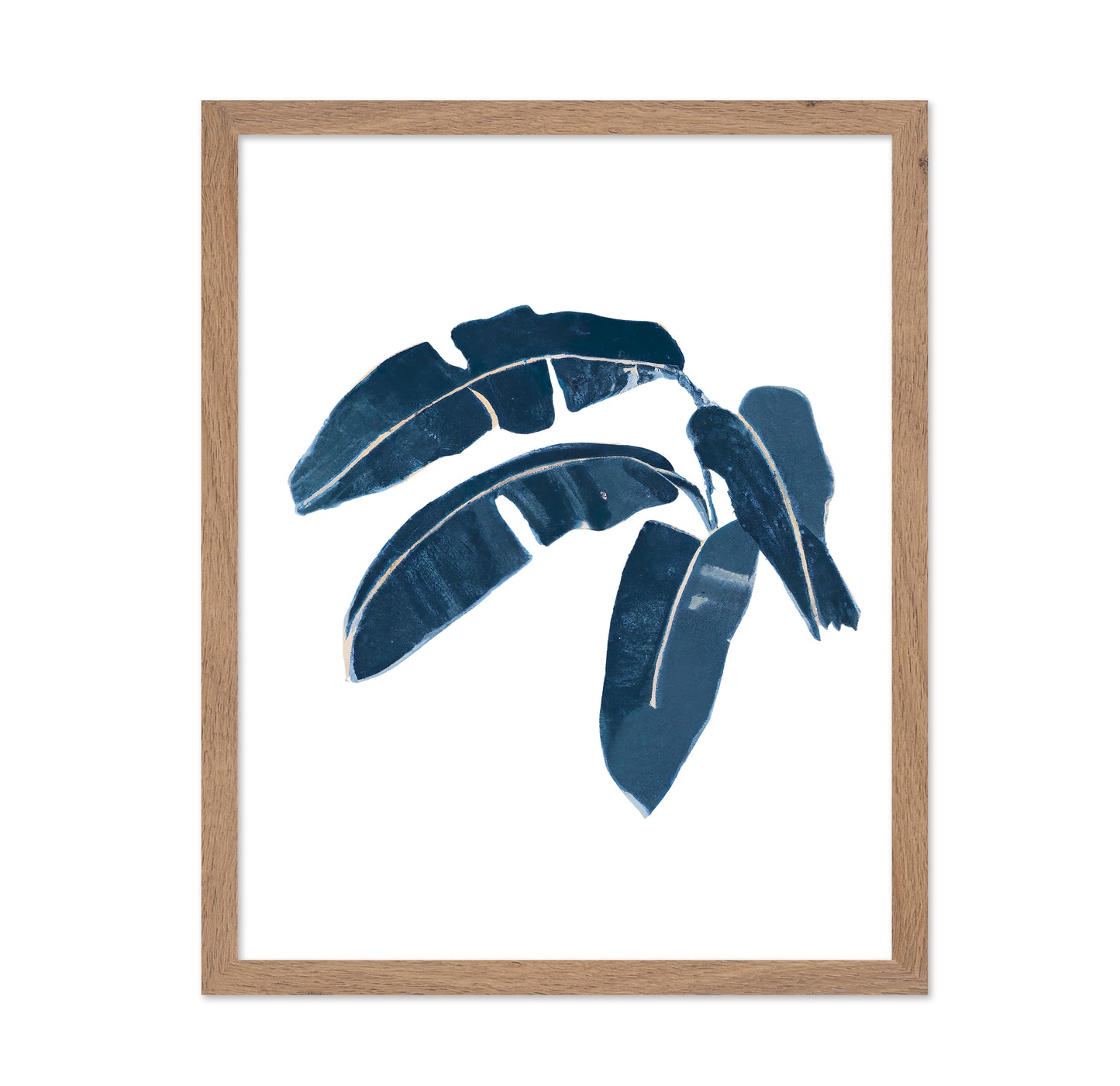 Indigo Palm Leaf
