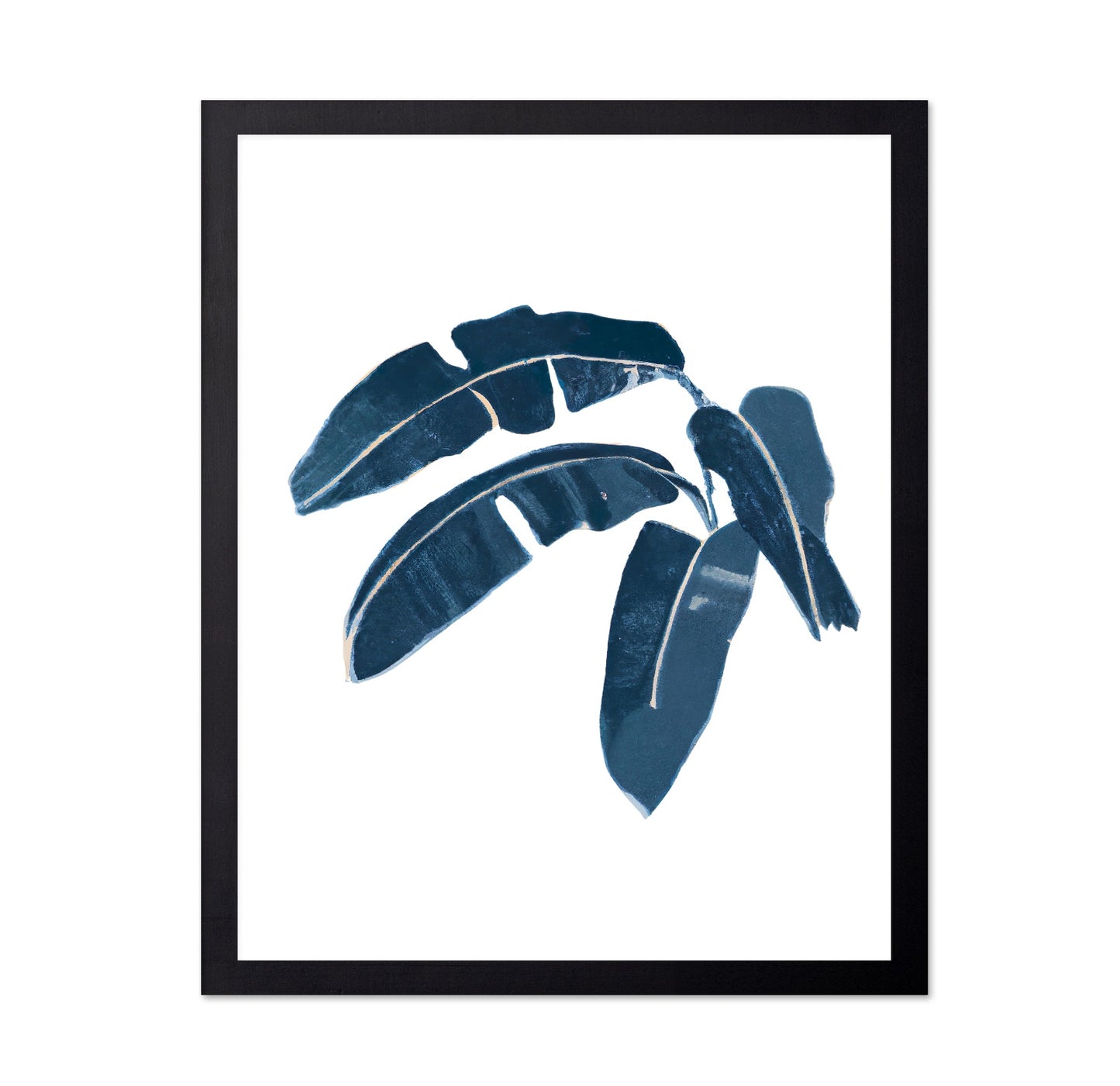 Indigo Palm Leaf