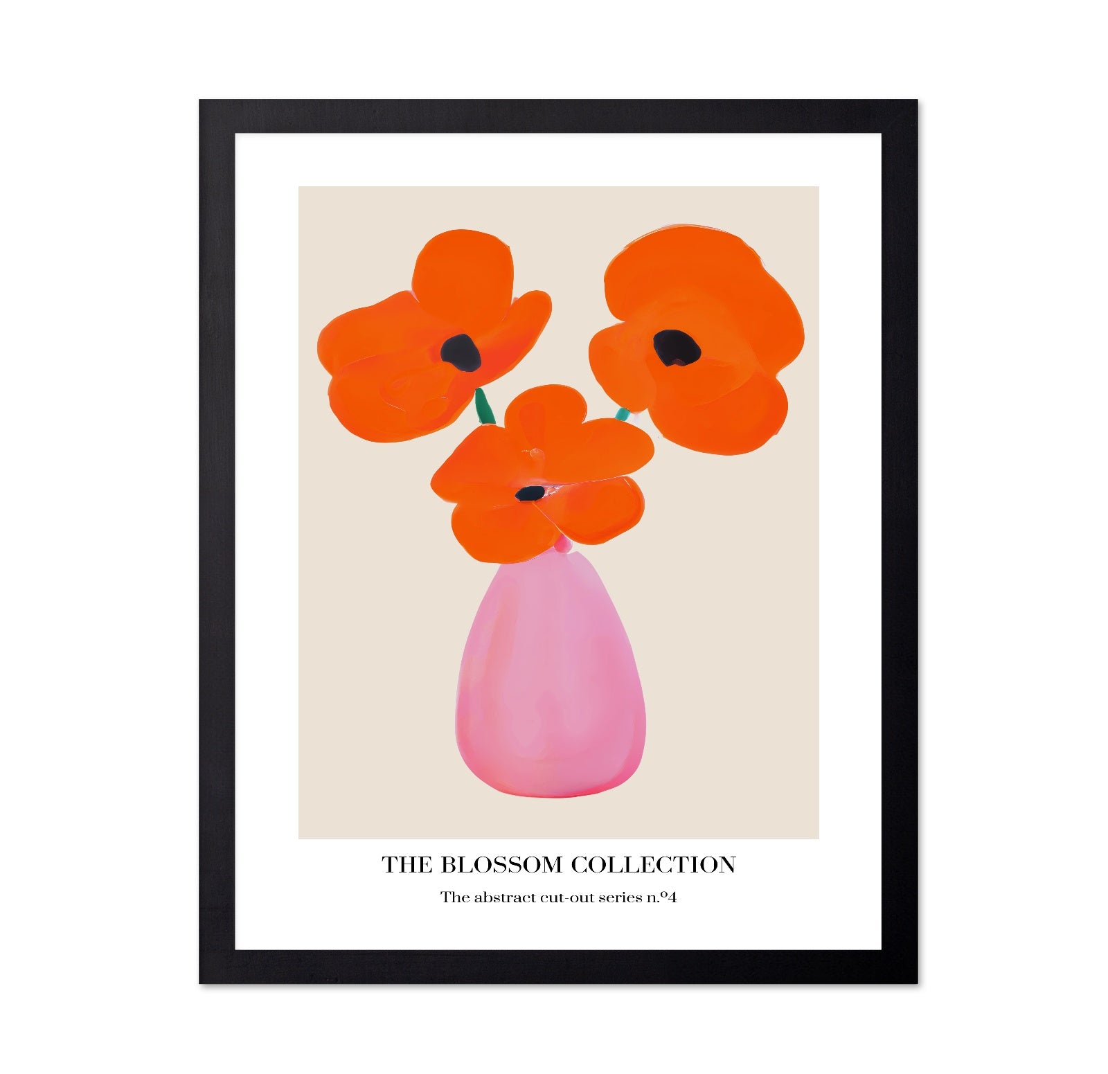 Orange Bloom Vase No1