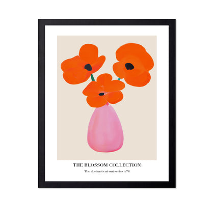 Orange Bloom Vase No1