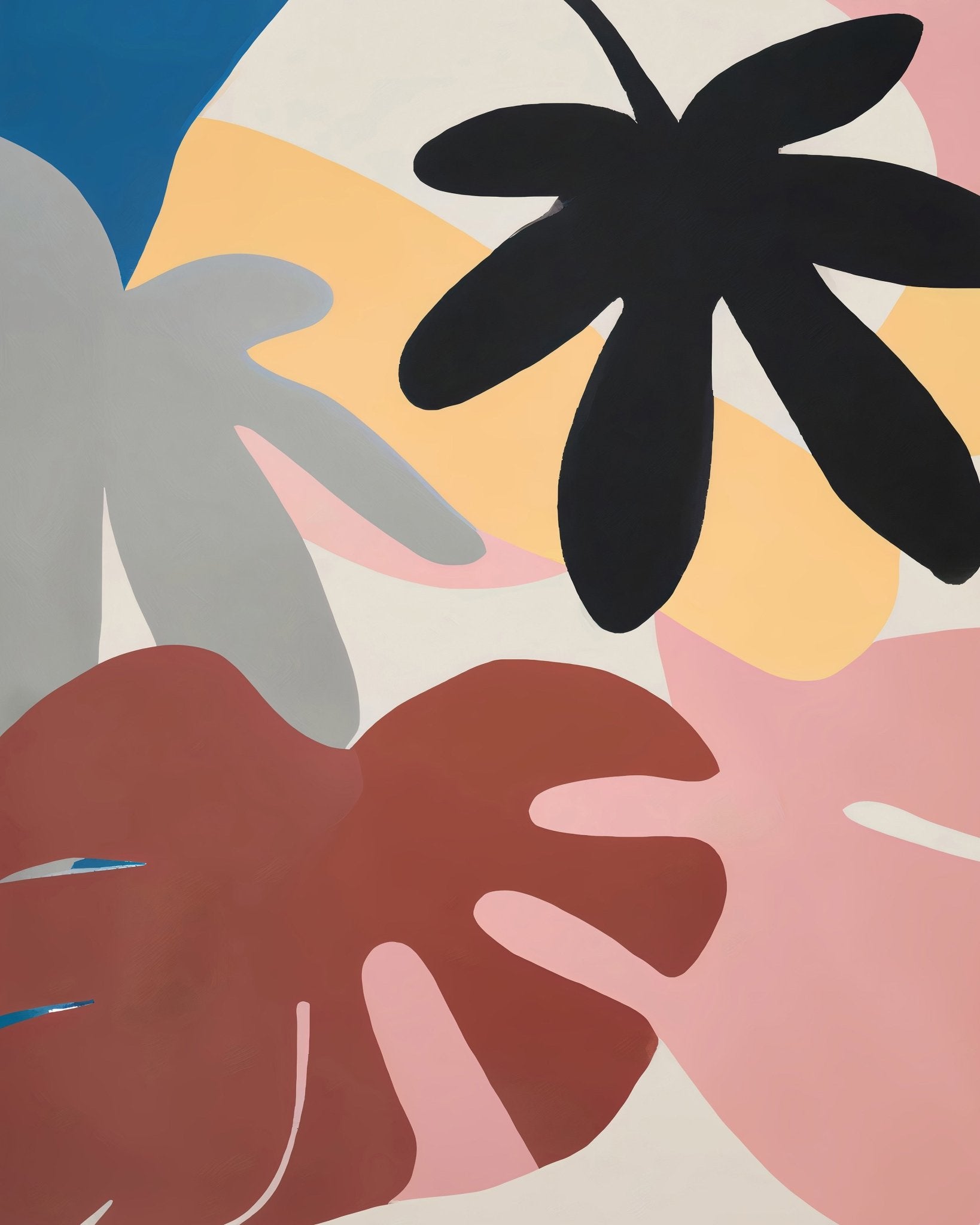 Abstract Jungle Leaves