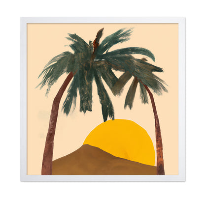 Desert Palm Sunset