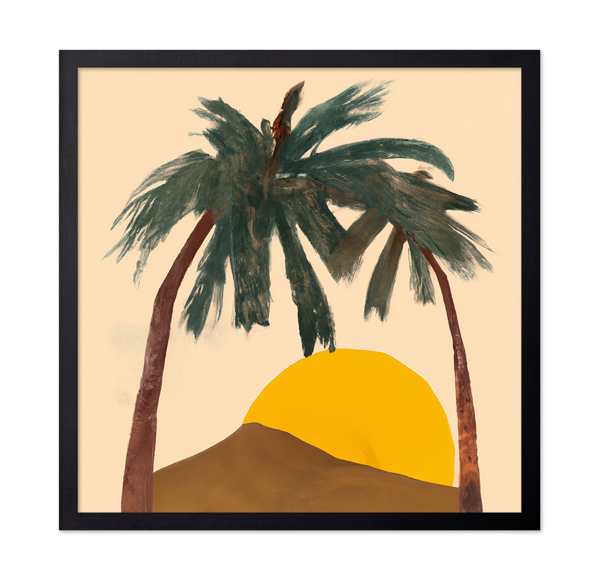 Desert Palm Sunset