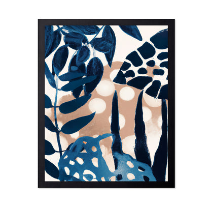 Indigo Tropic Leaves