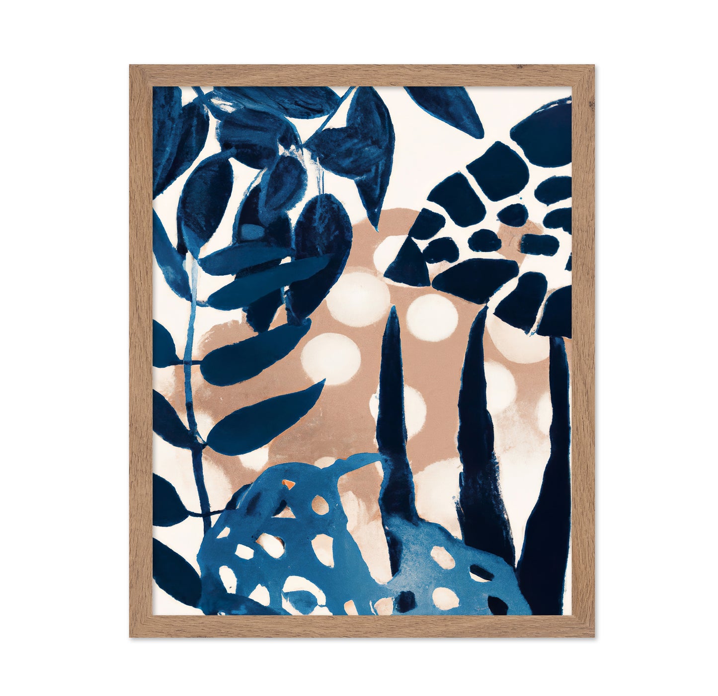 Indigo Tropic Leaves