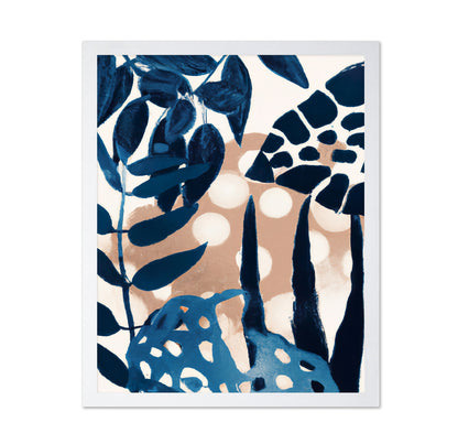 Indigo Tropic Leaves