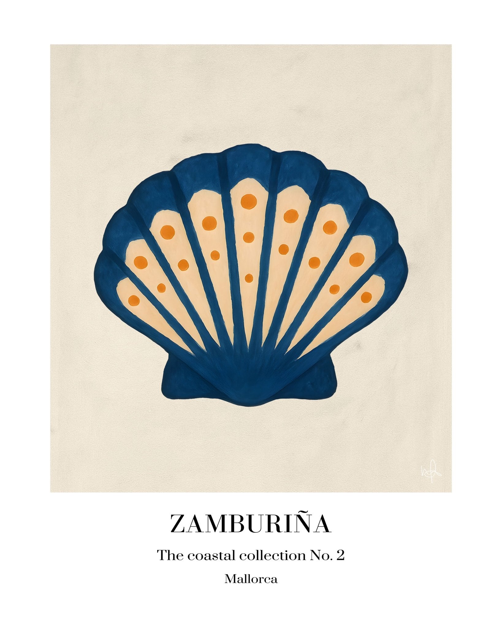 Blue Coastal Shell