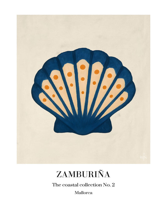 Blue Coastal Shell