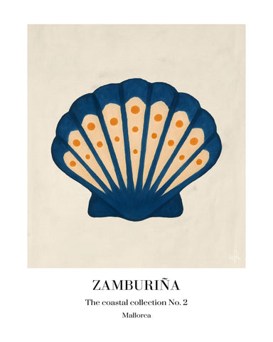 Blue Coastal Shell
