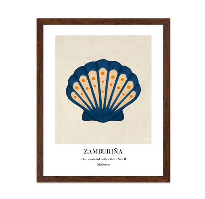 Blue Coastal Shell