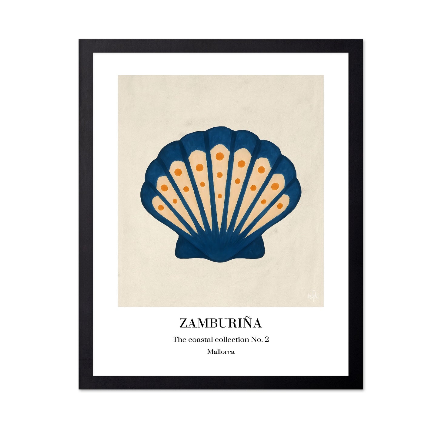 Blue Coastal Shell